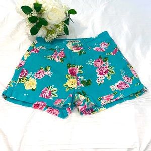 Bullhead Floral High Waisted Mom Short
